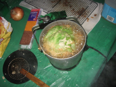 frying iceberg lettuce