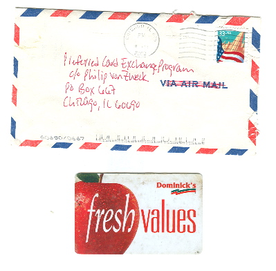 Preferred Card mailing