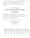 Preferred Card Exchange Program (2000- Present)